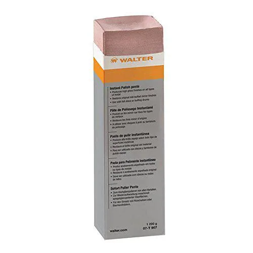 White reclosable tub of mirror finishing paste 907g