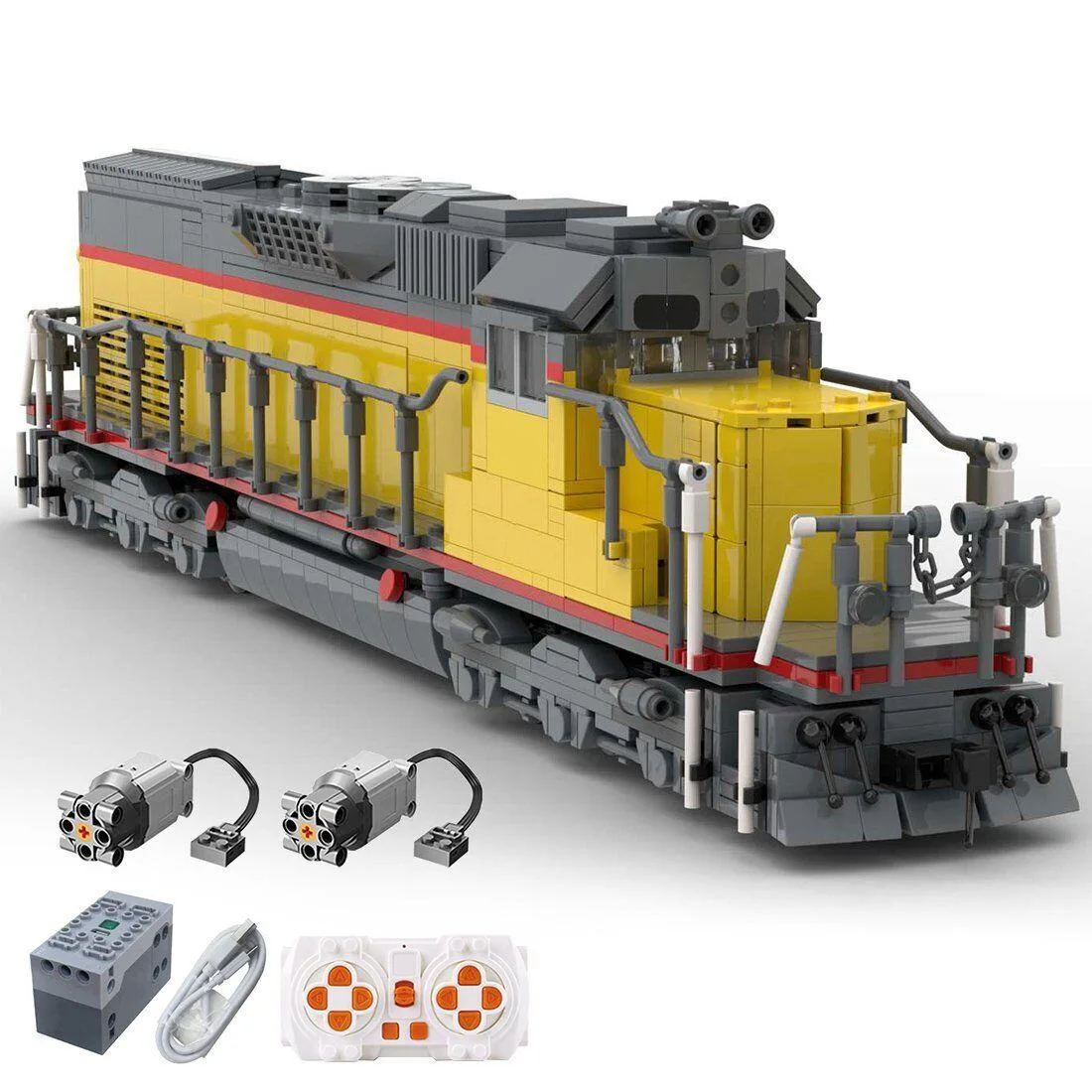 ZITIANYOUBUILD ZITIANYOUBUILD MOC-112386 Pacific SD40T-2 Train 1973 Building Set — product photo
