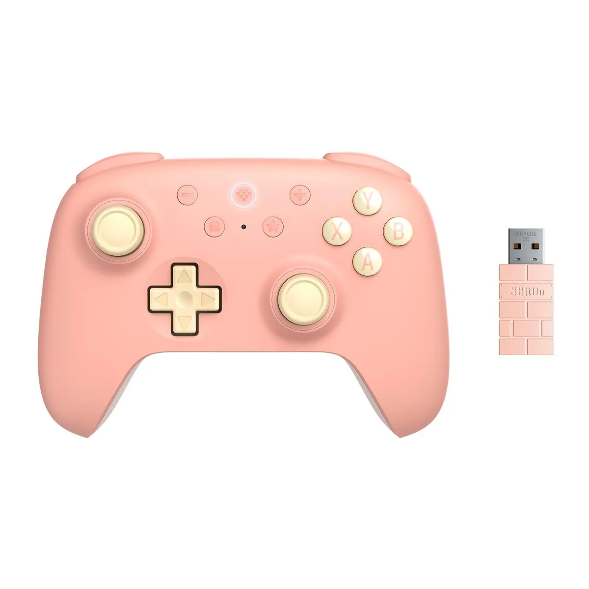  8BitDo Ultimate 2C Wireless Game Controller Peach — product photo