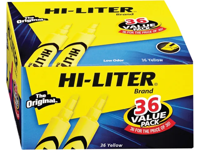 Avery Dennison Avery Dennison 98208 Highlighter Yellow 36 Pack — product photo