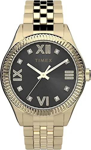 TIMEX TIMEX The Waterbury Gold-Tone Ladies Watch Green Dial 33 mm — product photo