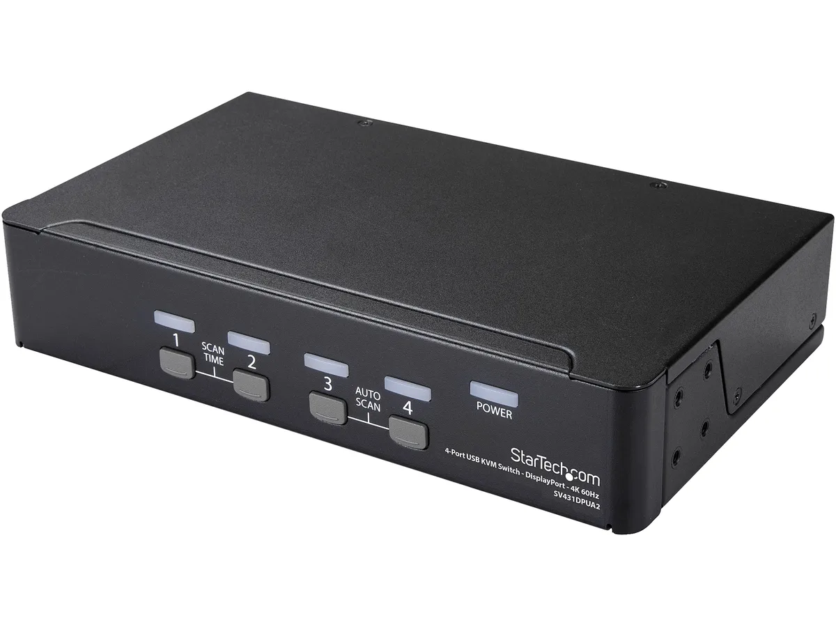 STARTECH STARTECH SV431DPUA2 4-Port DisplayPort KVM Switch 4K 60Hz — product photo