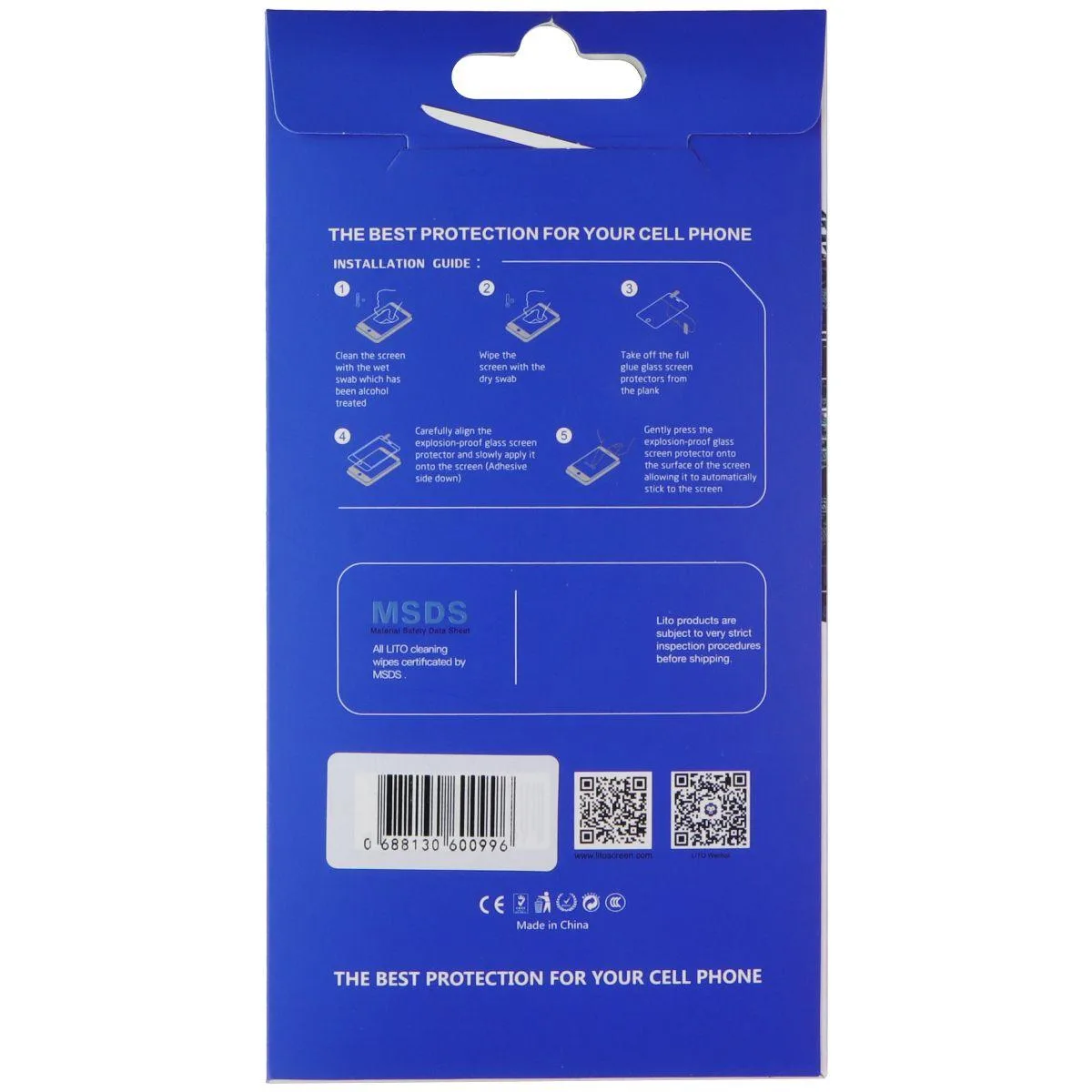 Lito Children’s Wear Lito Children’s Wear Tempered Glass Screen Protector 2.5D Full Glue Oppo A96 4G A76 — product photo