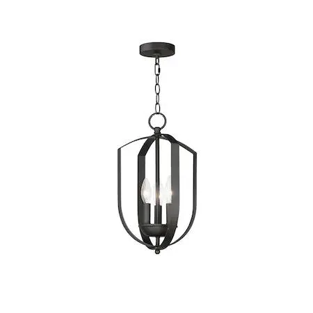 Maxim Mfg. Maxim Mfg. Provident 3-Light Chandelier 10033BK — product photo
