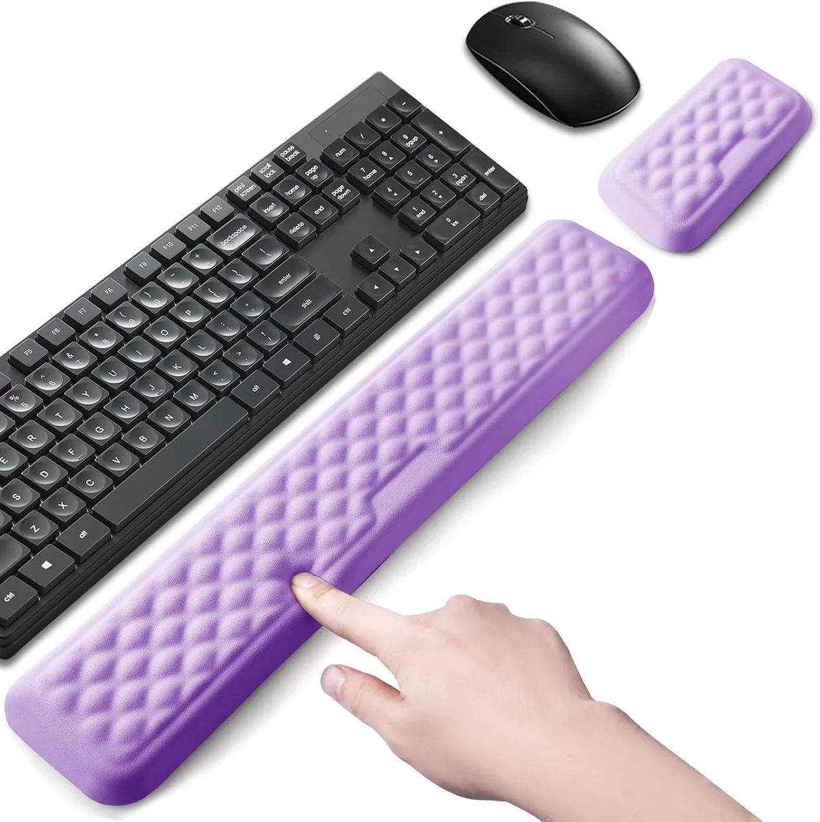 Emerson Emerson Wrist Rest Set Memory Foam Purple — product photo