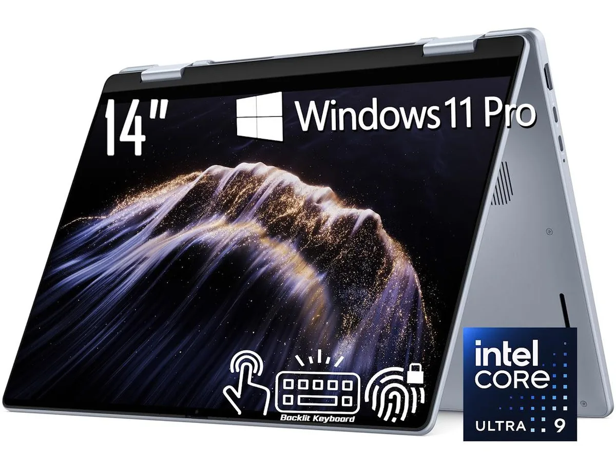 DELL DELL Plus 2-in-1 Laptop 14" WUXGA Touch Core Ultra 9 288V 32GB 2TB Midnight Blue — product photo