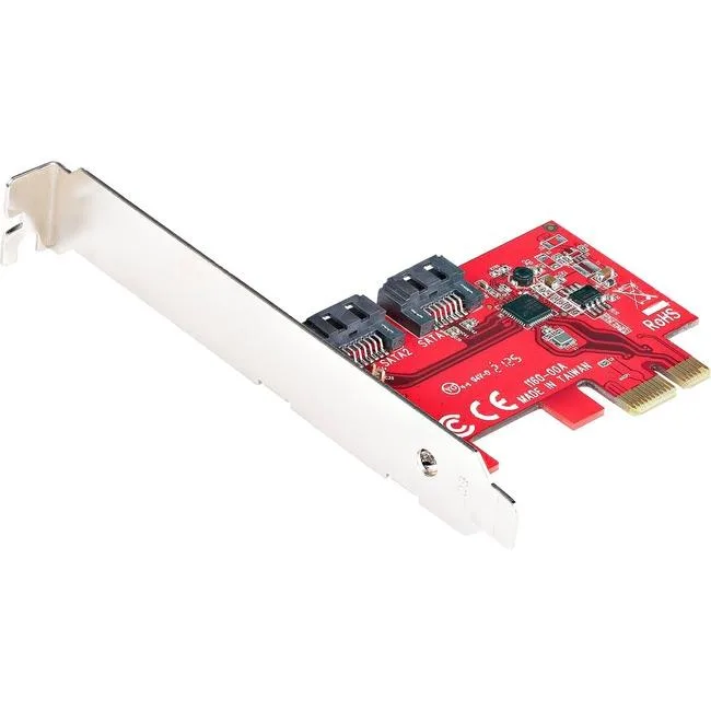 STARTECH STARTECH 2P6G-PCIE-SATA-CARD expansion card, 2 x SATA — zdjęcie produktu