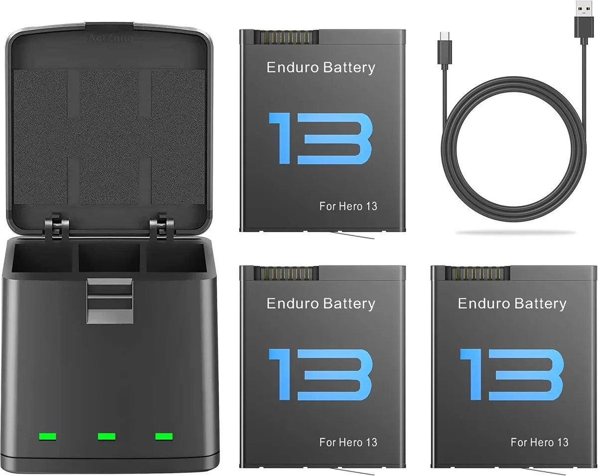 BONAEVER BONAEVER Hero 13 Battery 3-Pack 2100mAh 3-Channel Charger — product photo