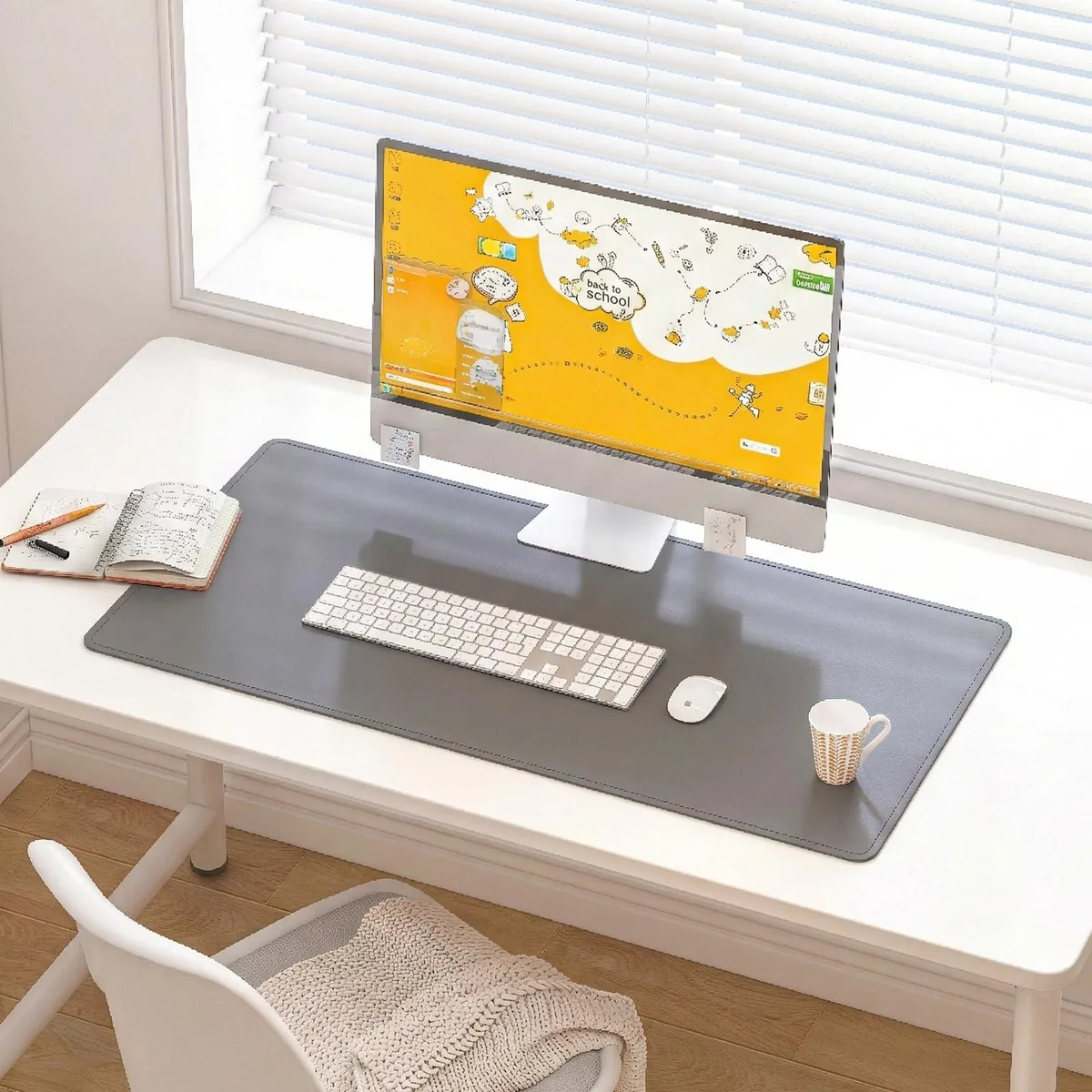  Keychron DE-LeatherMAT-S Mouse Pad 31.5''x15.7'' Dark Gray — product photo
