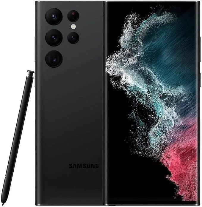 SAMSUNG SAMSUNG Galaxy S22 Ultra 5G 256GB Phantom Black cell phones - unlocked — product photo