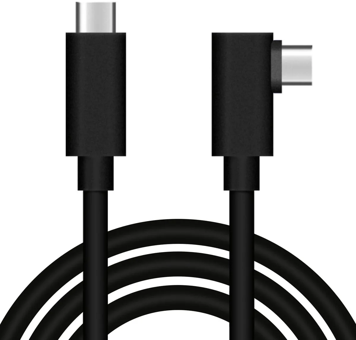 IHDAPP IHDAPP USB C to C VR Link Cable 16ft 5Gbps 90° E-Mark Black — product photo