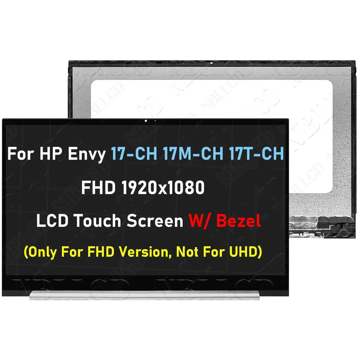 NUOLAISUN NUOLAISUN 17T-CH000 17T-CH100 FHD LCD Touch Screen Assembly W/ Bezel — product photo