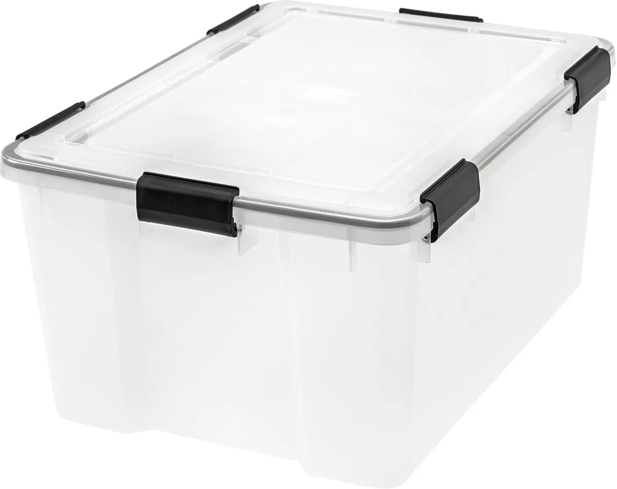 IRIS IRIS 62 Quart WeatherPro Clear Storage Box — product photo