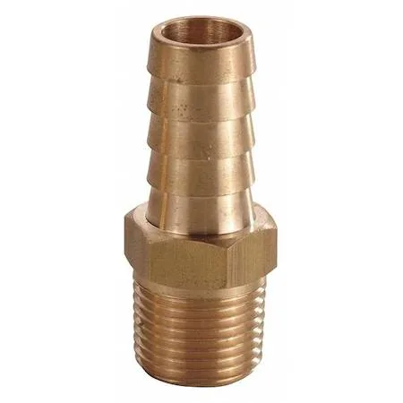 Value Brand Value Brand 6AFN4 Brass Hose Barb 3/8 in x 1/2 in MNPT — product photo