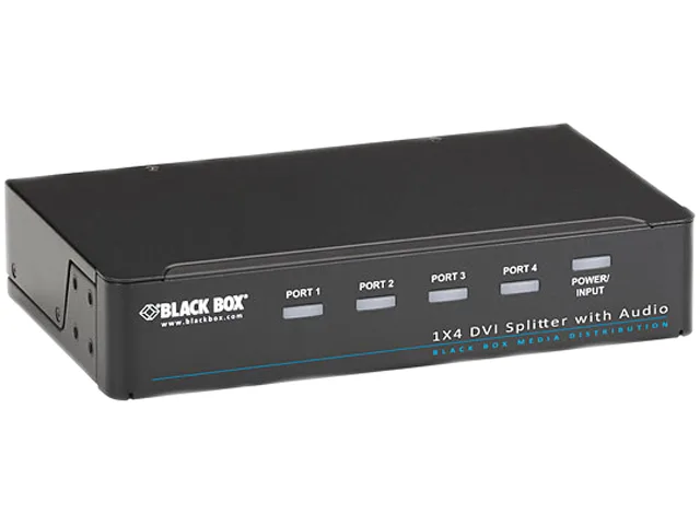 Black Box Corporation Black Box Corporation AVSP-DVI1X4 Pro Sound DVI-D Splitter 1x4 — product photo