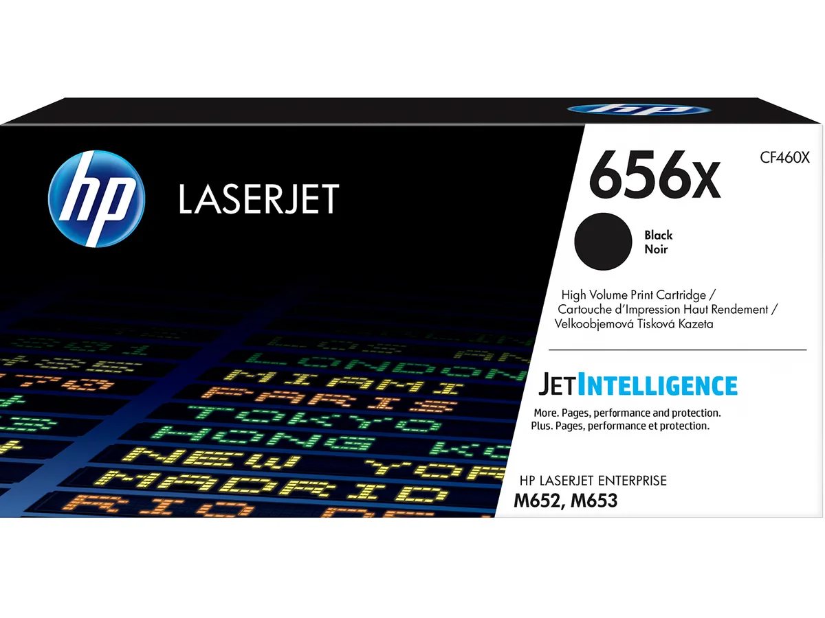 HP HP CF460X 656X Black High Yield Toner Cartridge 27000 Pages — product photo