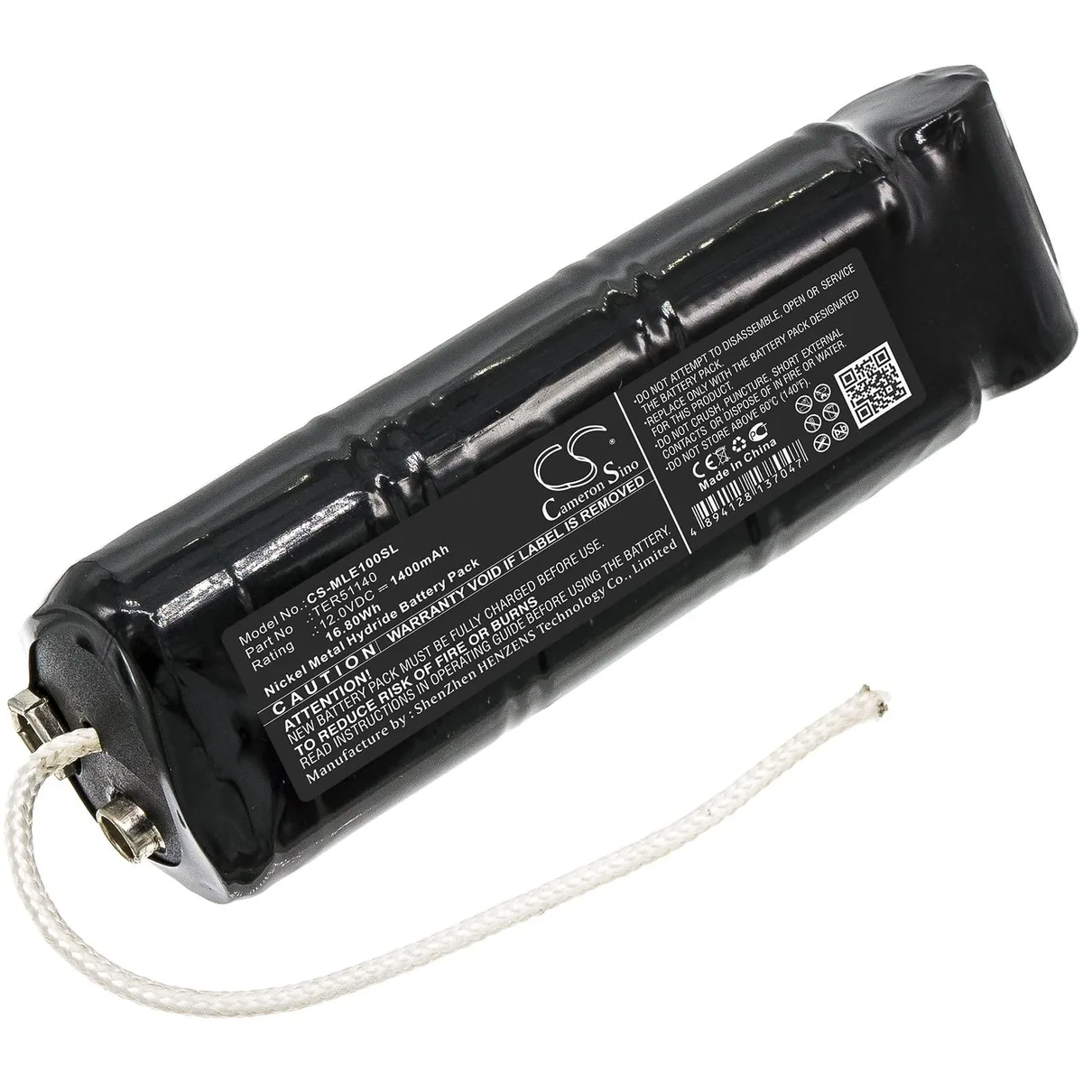  Cameron Sino 1400mAh 12V Battery TER51140 for Minelab Excalibur — product photo
