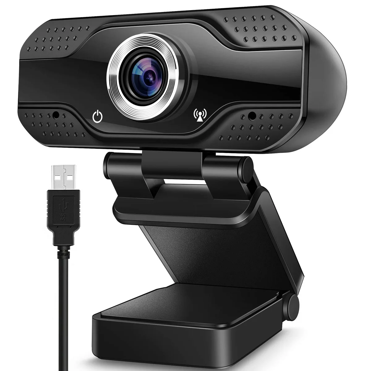 HANNORD HANNORD 1080p 30 fps Webcam with Microphone Black — product photo