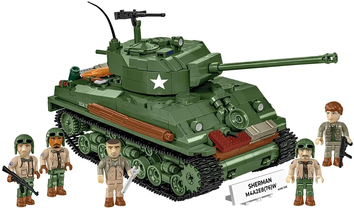 Cobi Cobi 3118 WWII M4A2E8 Sherman Easy Eight 865-piece building set — product photo