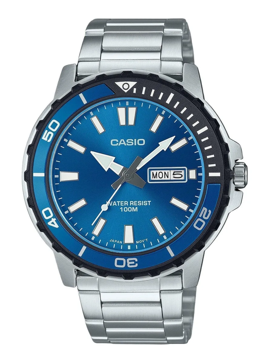 CASIO CASIO MTD-125D-2A1V Blue Dial Quartz 100M Watch — product photo