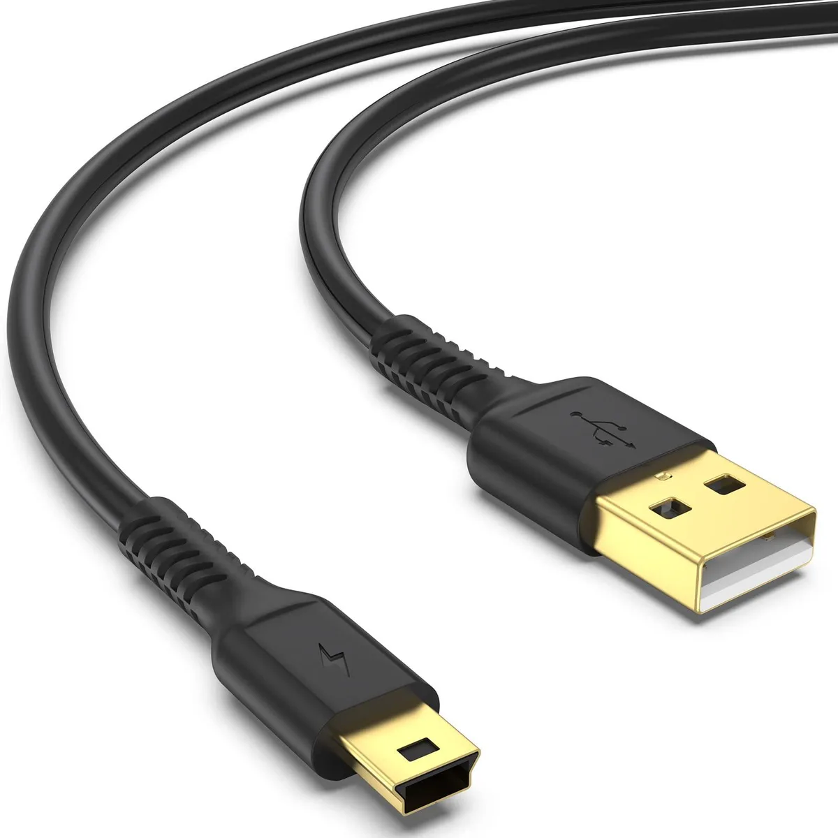  ULIFTUS HX01AN100B1P USB 2.0 A to Mini-B Cable 3 ft Black — product photo