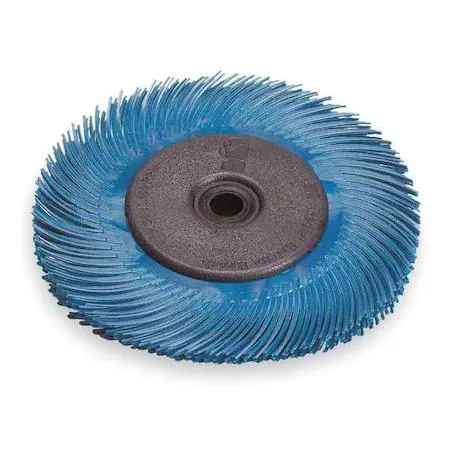 3M 3M Radial Bristle Brush 61500187762 6 in 400 Grit Blue — product photo