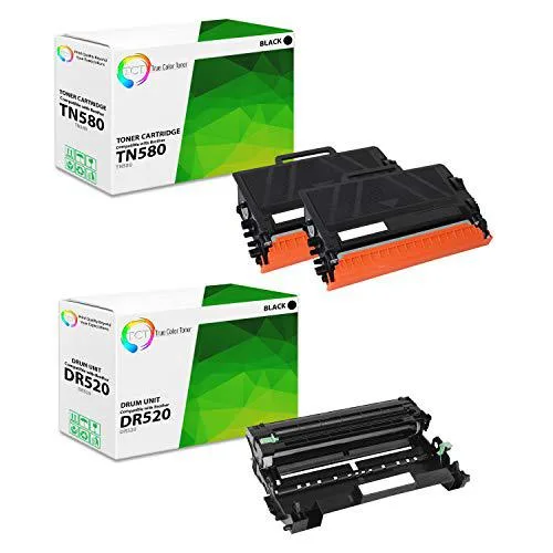 TCT TCT Compatible Toner & Drum Kit for Brother TN580 DR520 (3 Pack) — product photo