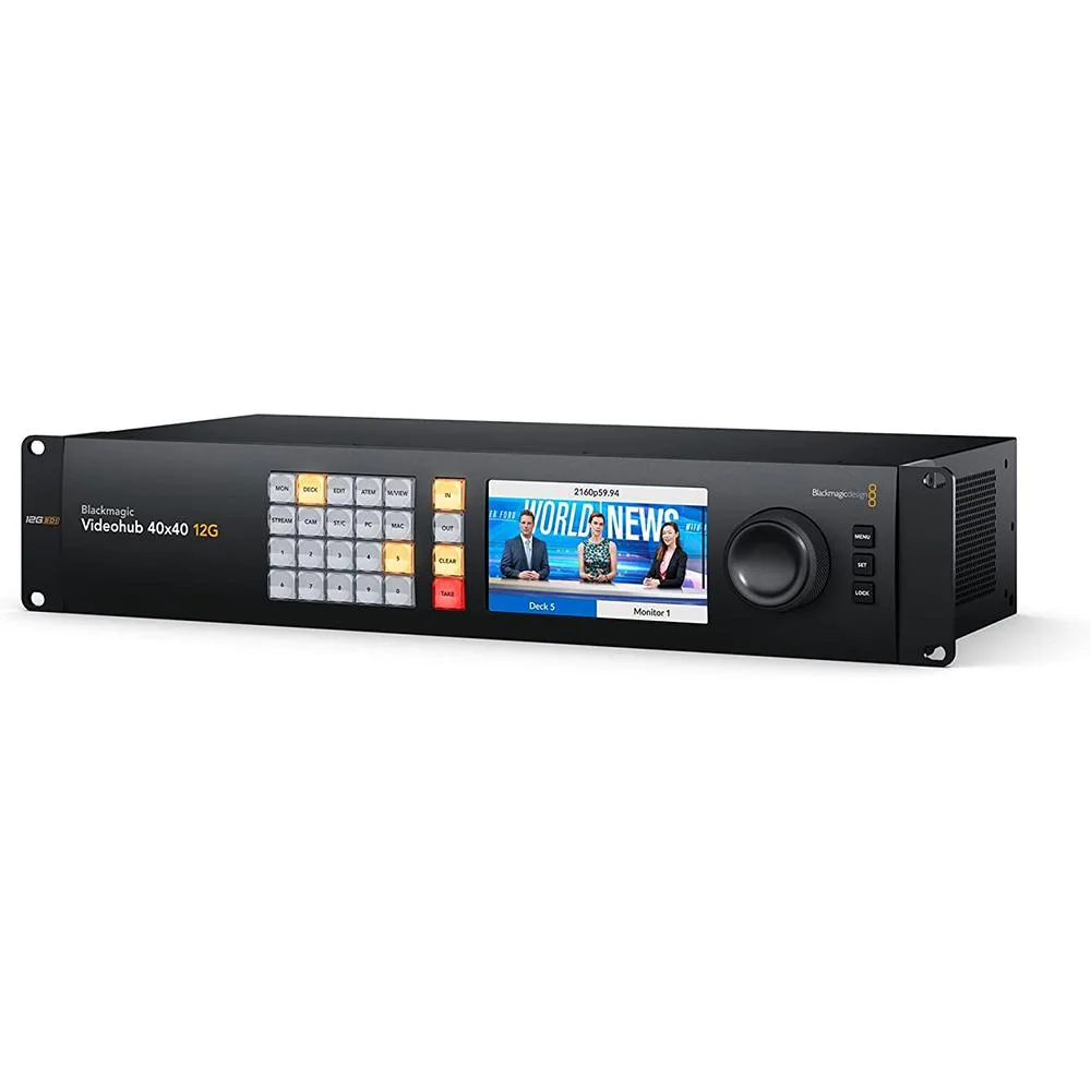 Blackmagic Design Pty. Ltd. Blackmagic Design Videohub 40x40 12G Video Router — product photo