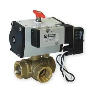 Dynaquip Controls Dynaquip Controls PYHG8AUD05A 2 In NPT Double Acting Brass trap — product photo