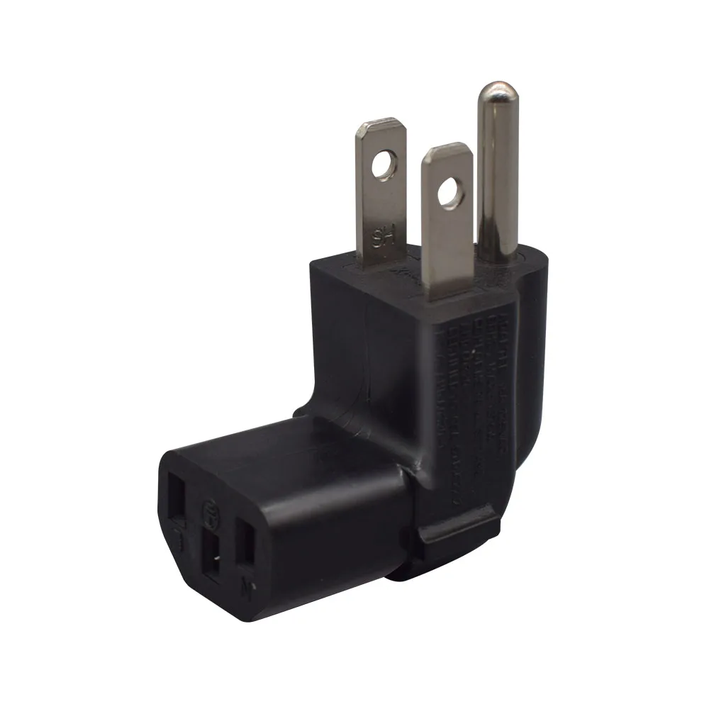 TeKit TeKit XH-A03 NEMA 5-15P to 90° C13 Adapter Gold — product photo