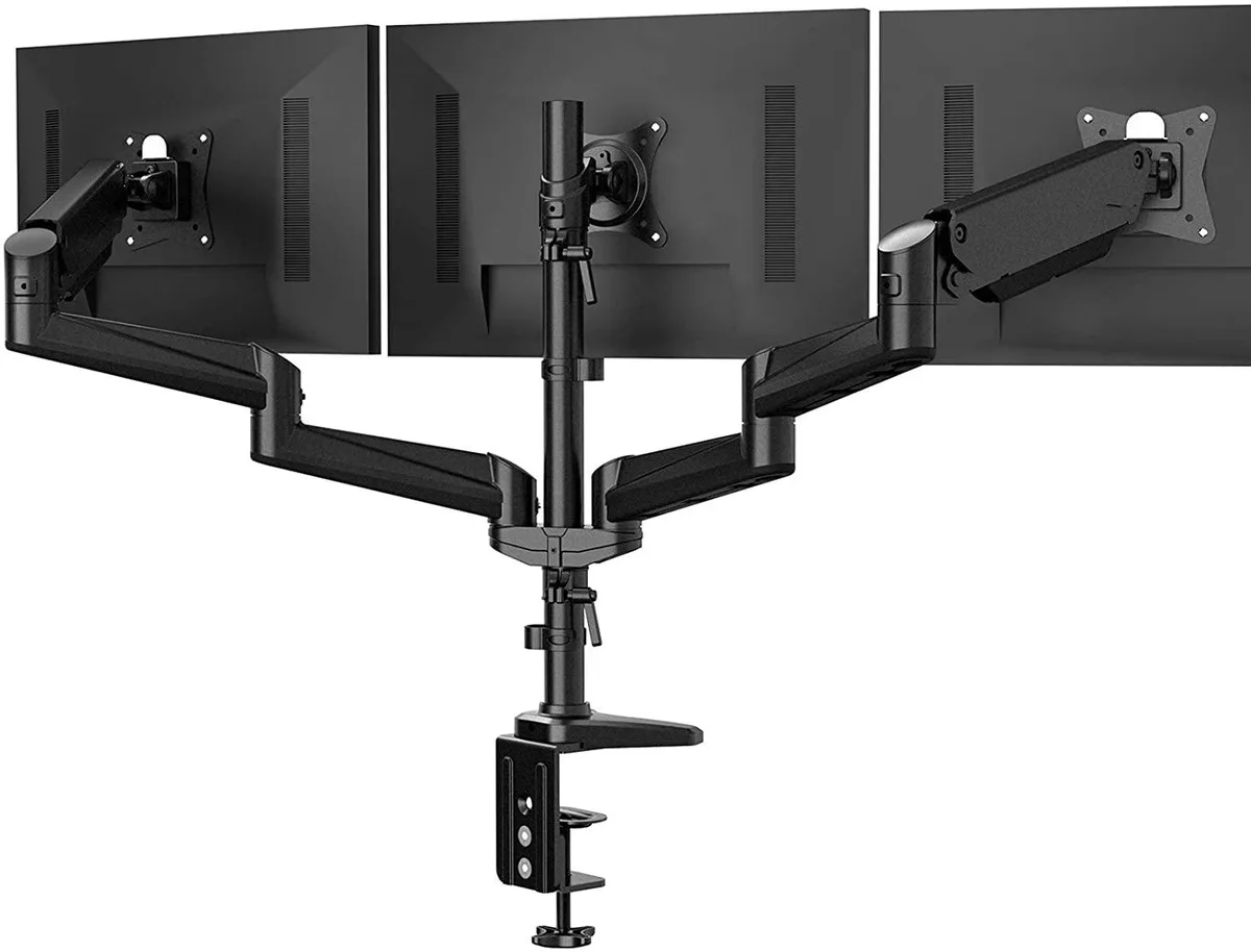 Computerzone Computerzone Triple Monitor Stand 17-32 inch VESA 75x75 100x100 Gas Spring Black — product photo