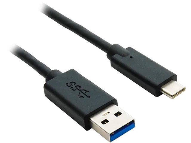 Nippon Labs Nippon Labs 60USB3-31CA-10 USB 3.0 Type-C to USB A male cable 10 ft black — product photo