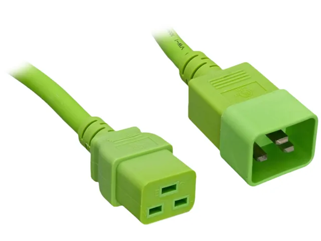 Nippon Labs Nippon Labs 30POW-10W1-1920-06-G 12 AWG C20 to C19 6 ft Green computer power cord — product photo