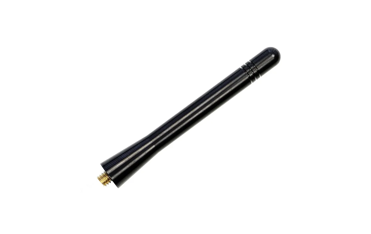 AntennaMastsRus AntennaMastsRus 4 Inch Black Aluminum Antenna Cadillac SRX 2010-2016 2 in 1 accessory — product photo