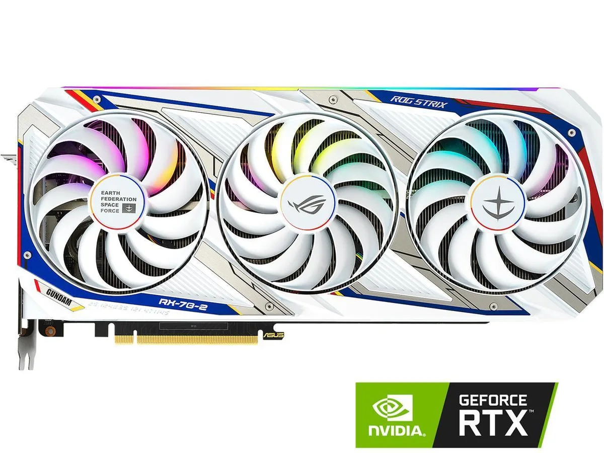 ASUS ASUS GeForce RTX 3080 Gundam 10GB GDDR6 graphics card — product photo