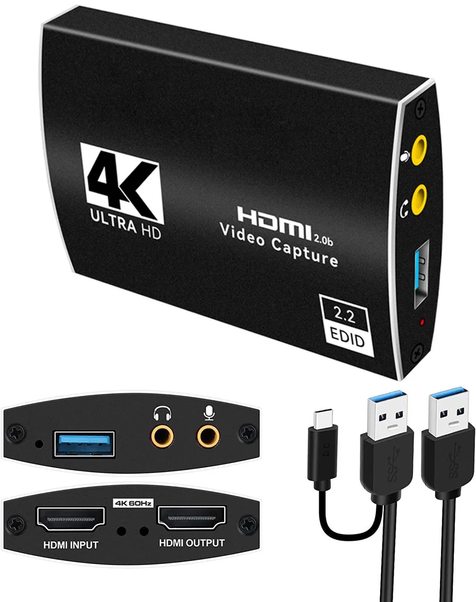 WRIARICH WRIARICH OZC3B USB 3.0 4K 1080p 60fps Capture Card — product photo