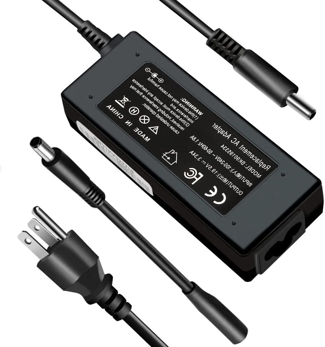 myVolts myVolts 65W Dell Inspiron AC Adapter 4.5mm/7.4mm — product photo