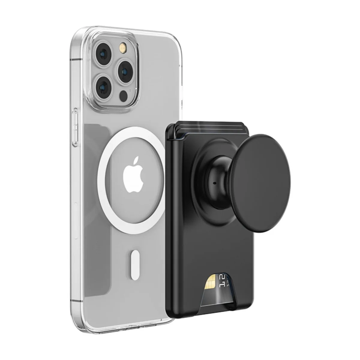  Viator Gear MagSafe Wallet Stand Grip Black iPhone 12 13 14 15 16 — product photo
