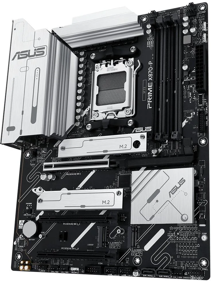 ASUS ASUS PRIME X870-P AMD motherboard ATX Socket AM5 2.5 Gigabit LAN — product photo