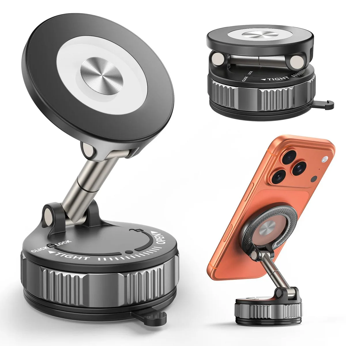 Bovemanx MagSafe Car Phone Mount 22×N55 78Lbs 360° Black — product photo