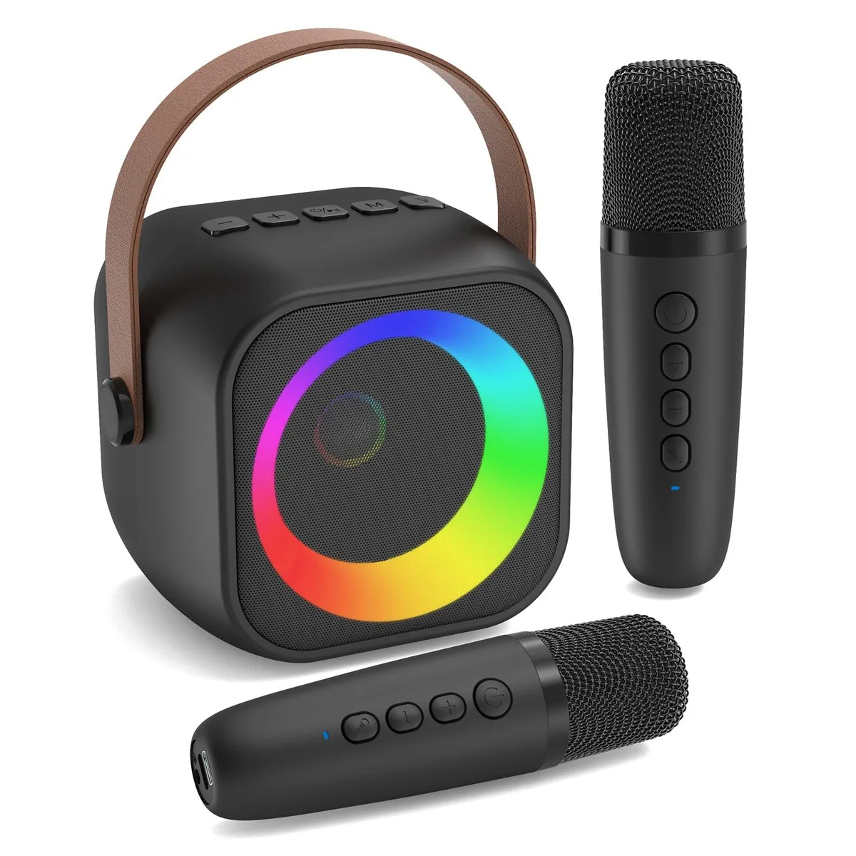 Jeefu K68 Karaoke System with 2 Wireless Microphones — product photo