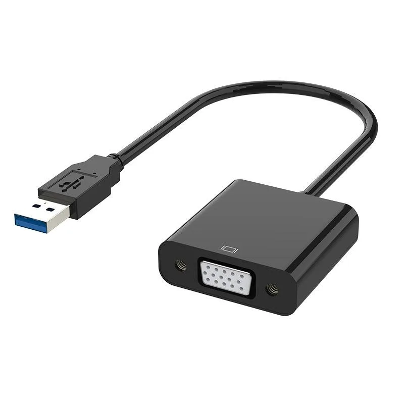 HANNORD HANNORD USB 3.0 to VGA Display Adapter Black 1080P — product photo