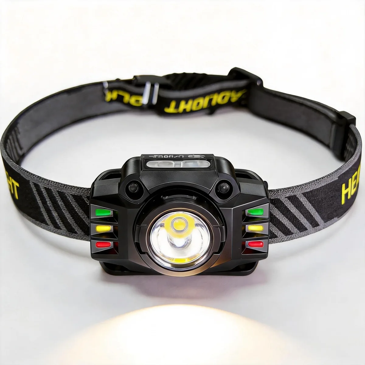 Ultra-light 1.5 oz headlamp with adjustable strap and tilt head
