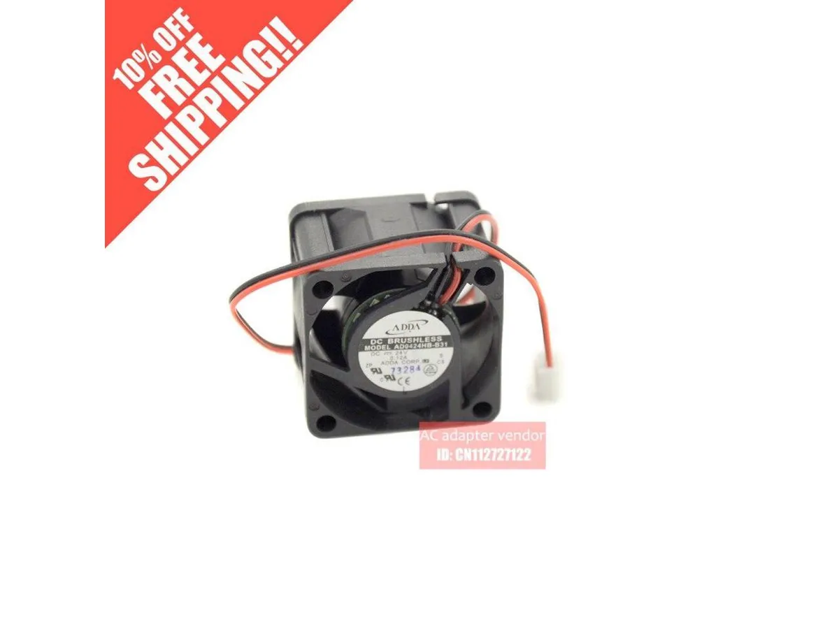 Fans Fans 4028 4CM DC 24V AD0424HB-B31 Double ball bearing case fan — product photo