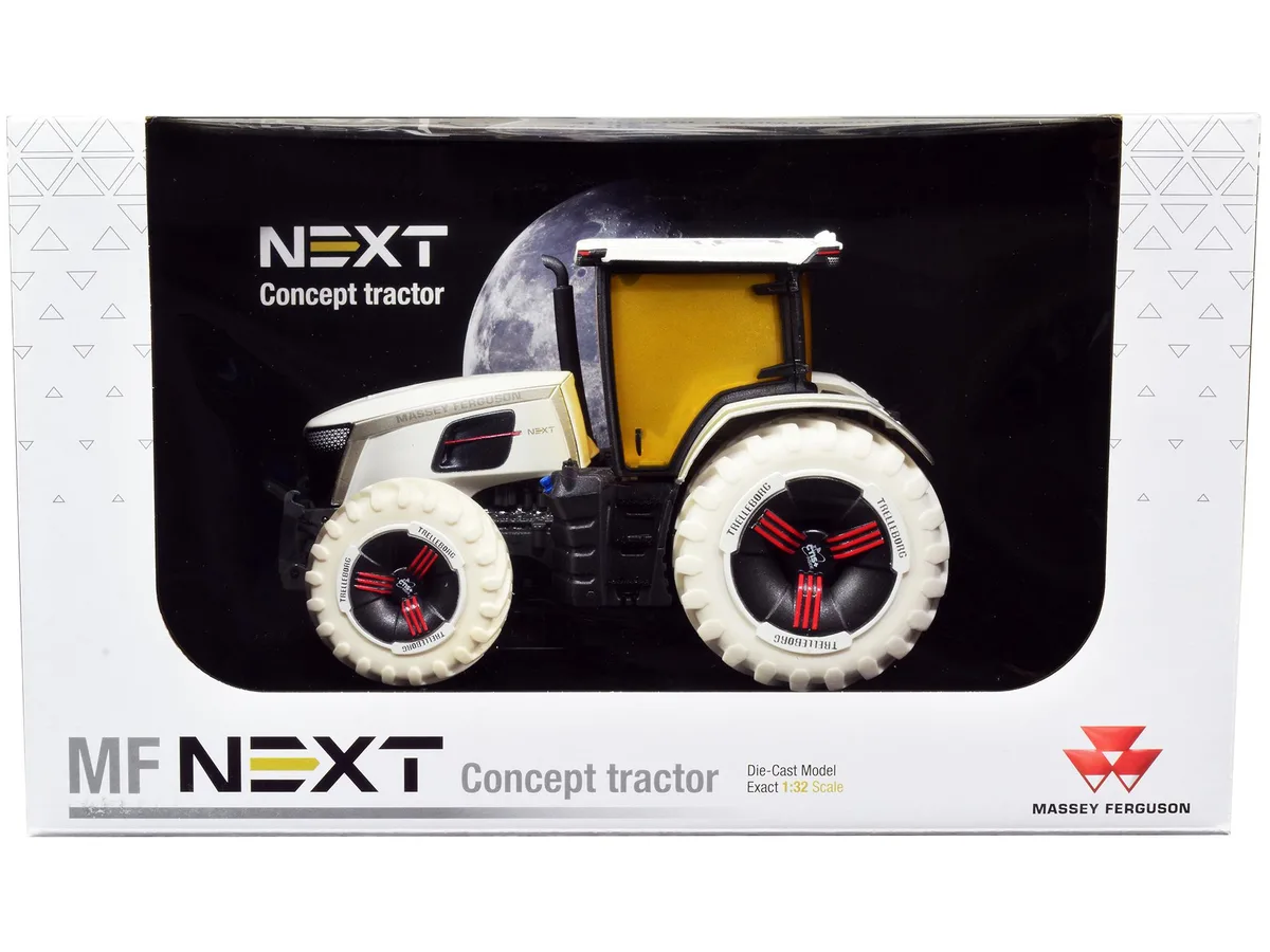 UNIVERSAL HOBBIES UNIVERSAL HOBBIES Massey Ferguson NEXT Concept Tractor White 1/32 hobby collectible — product photo