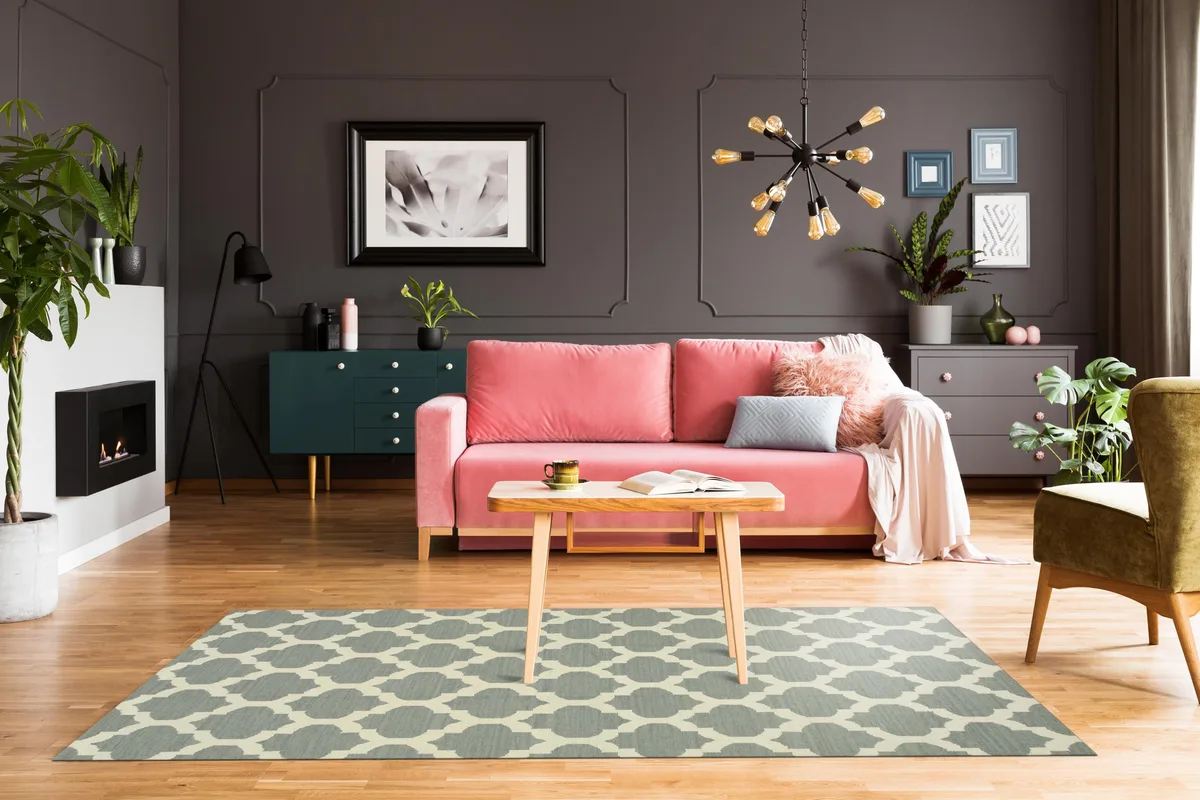 EORC EORC DM73GY8X10 Flatweave Wool Rug 8' x 10' Gray — product photo