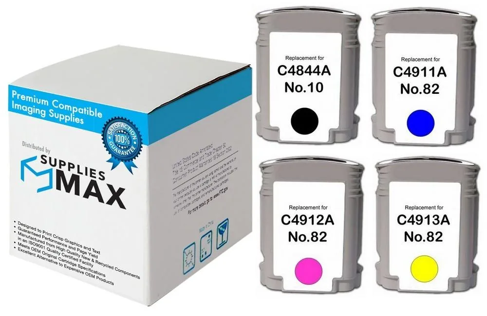SuppliesMax SuppliesMax HP C491MP Inkjet Combo Pack 4-colour 1750 pages — product photo