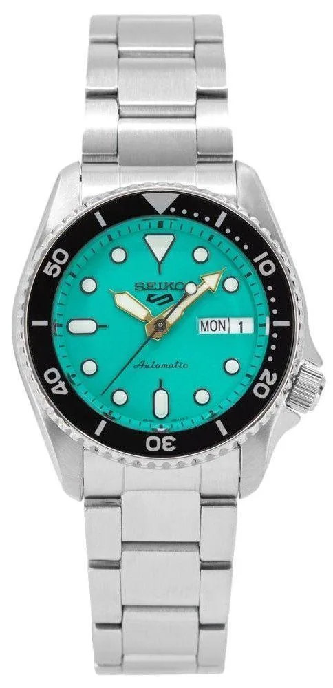 Seiko Seiko 5 Sports Automatic Watch Teal Dial 38mm 100m Water Resistant SRPK33K1 — product photo