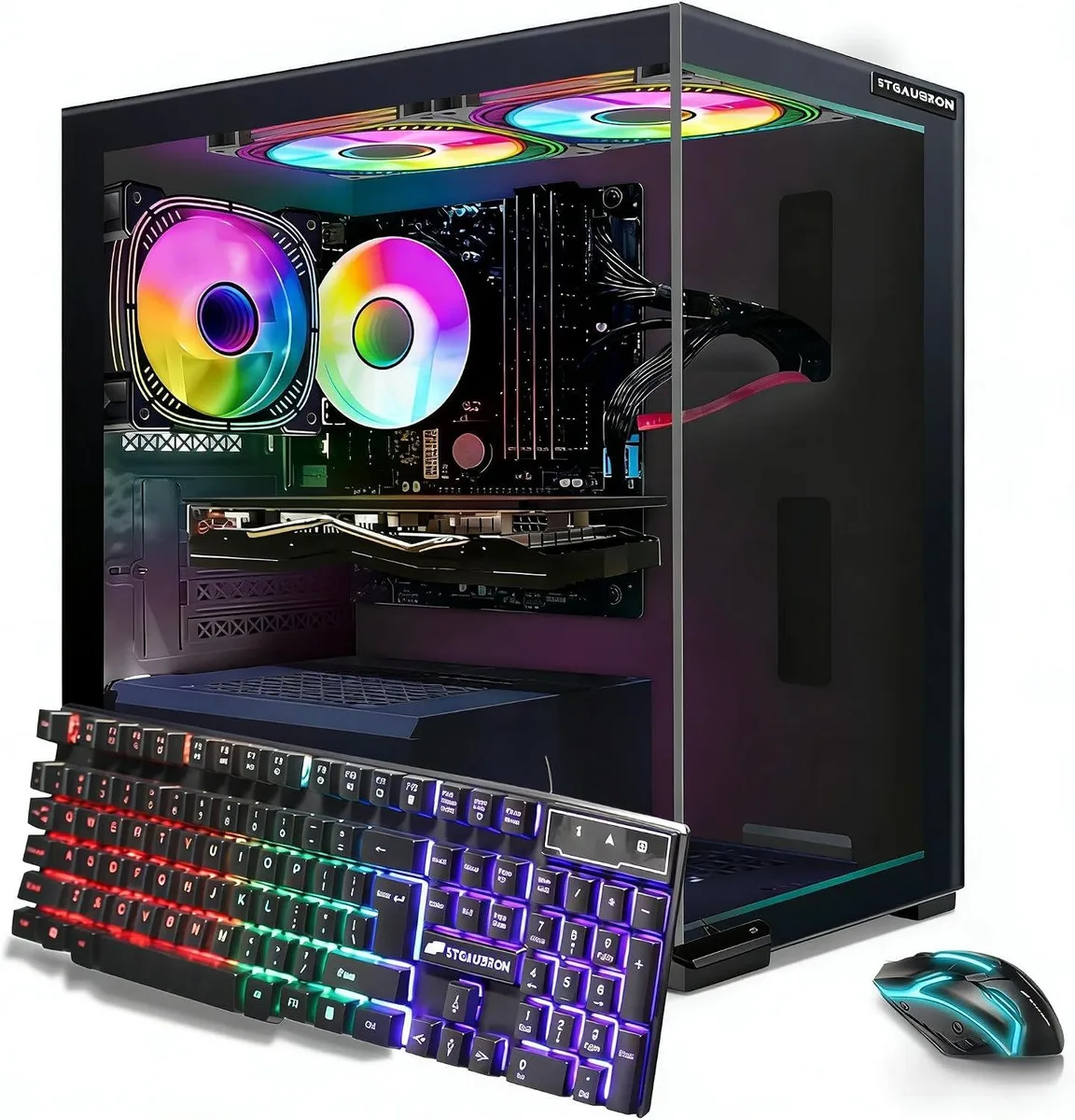 STGAubron STGAubron ABR0122 Gaming PC Core i7-4770 RX 580 16G 16GB 1TB — product photo