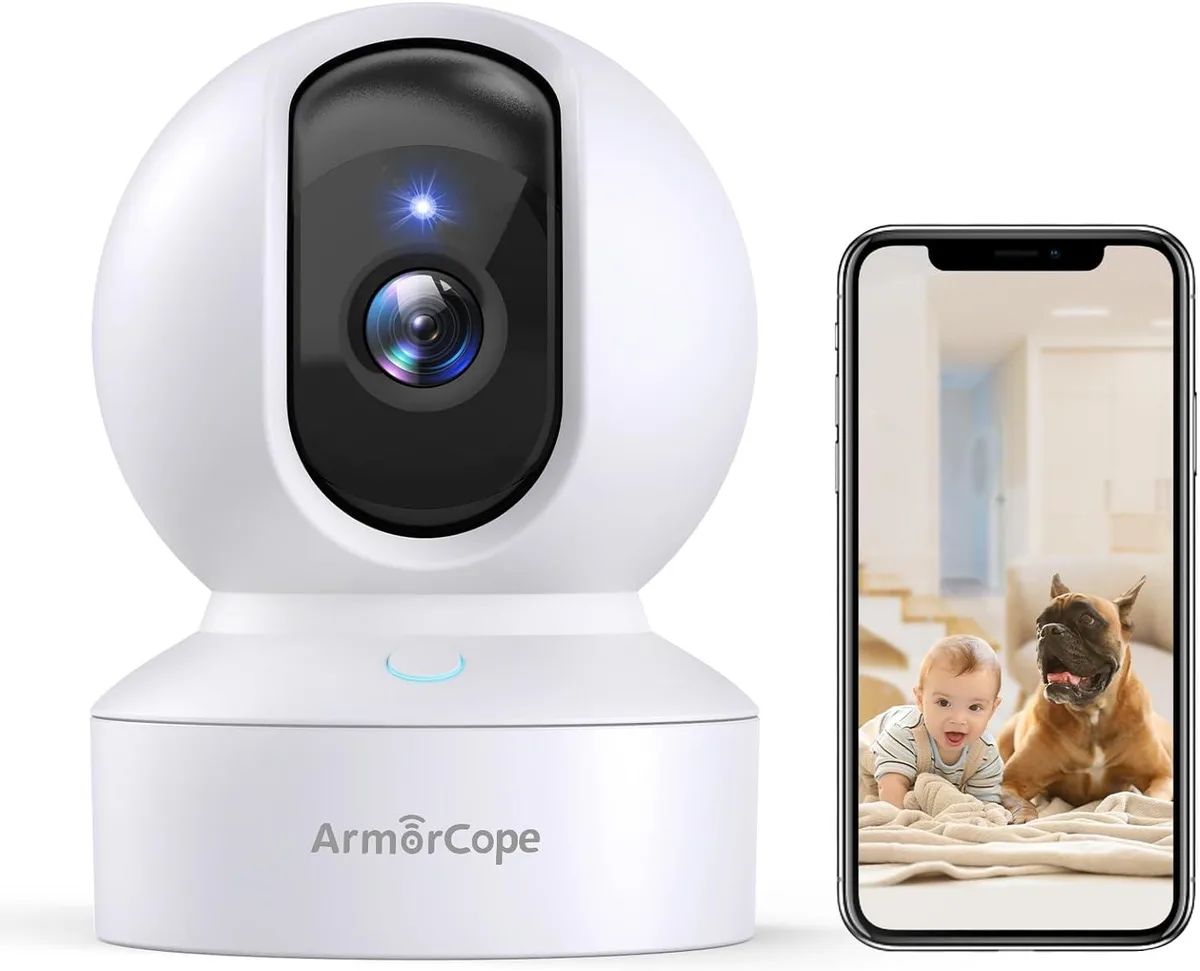 BFKK BFKK 2K HD Pet Camera 360° Pan/Tilt 355°/100° 2.4 GHz 32 ft Night Vision 128 GB SD — product photo